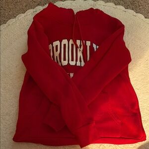Red Brooklyn Hoodie